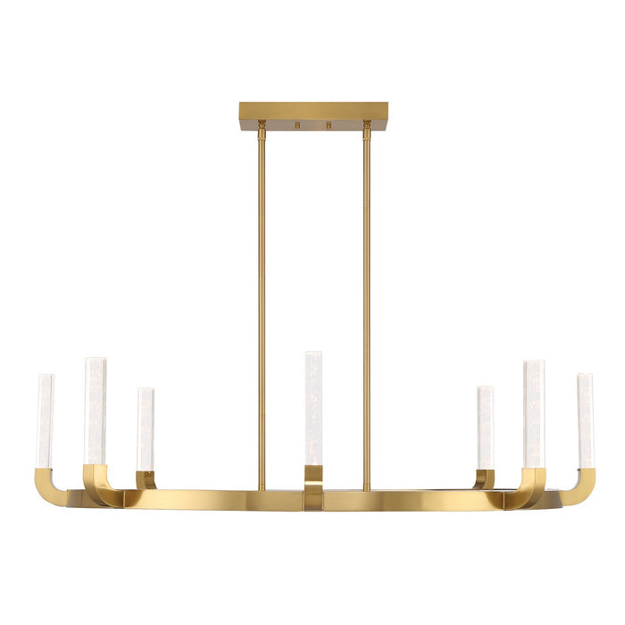 Savoy House 1-2507-8-322 LED Chandelier, Warm Brass