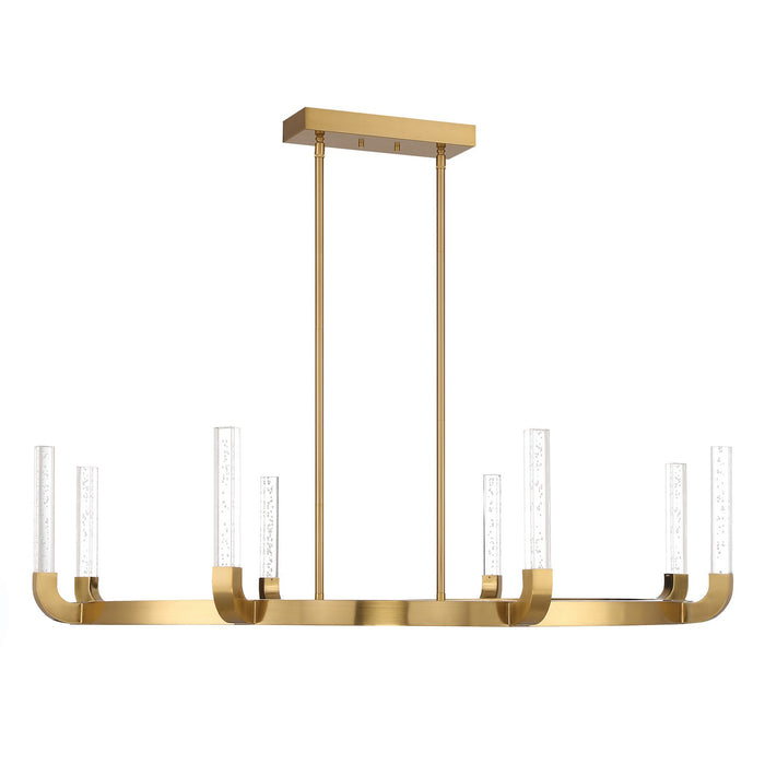 Savoy House 1-2507-8-322 LED Chandelier, Warm Brass
