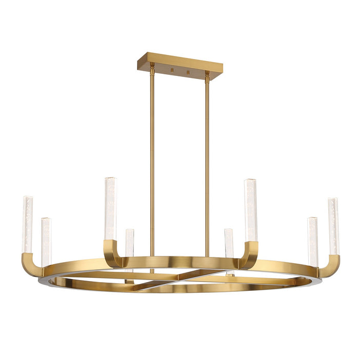 Savoy House 1-2507-8-322 LED Chandelier, Warm Brass