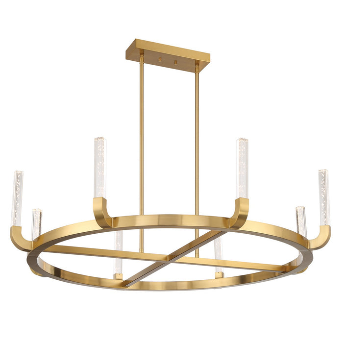 Savoy House 1-2507-8-322 LED Chandelier, Warm Brass