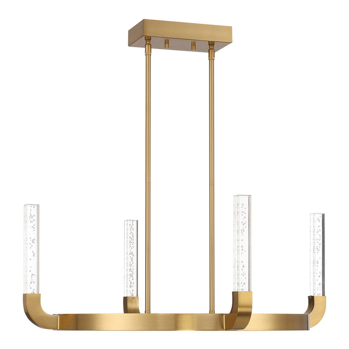 Savoy House 1-2508-4-322 LED Chandelier, Warm Brass