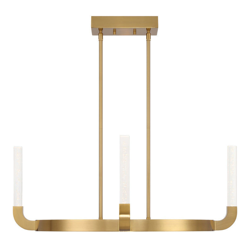 Savoy House 1-2508-4-322 LED Chandelier, Warm Brass