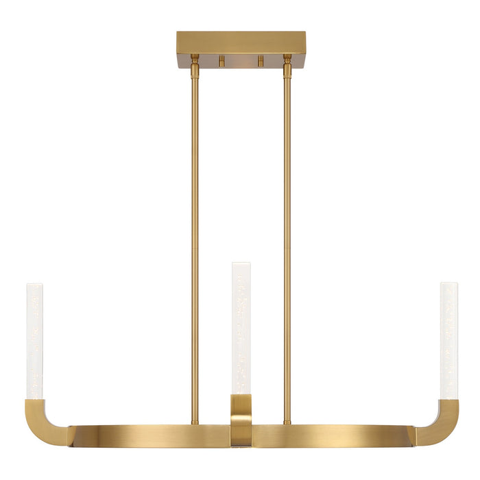 Savoy House 1-2508-4-322 LED Chandelier, Warm Brass