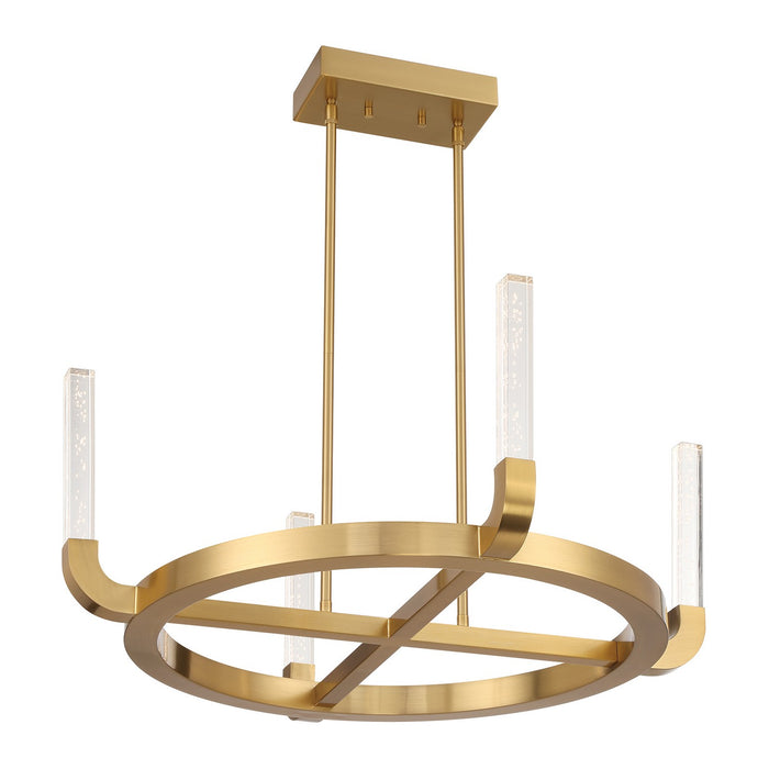 Savoy House 1-2508-4-322 LED Chandelier, Warm Brass