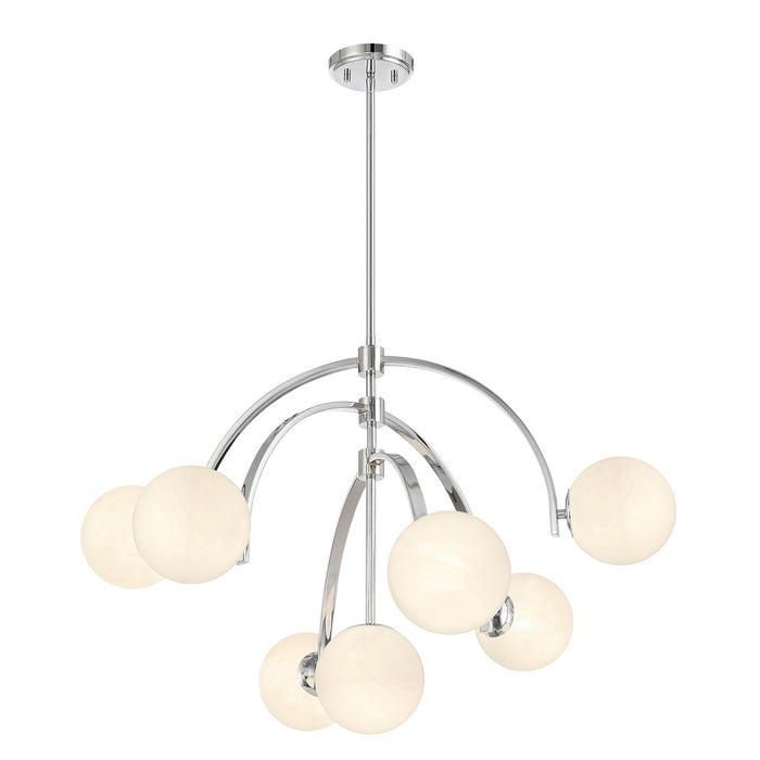 Savoy House 1-3319-7-11 Seven Light Chandelier, Polished Chrome
