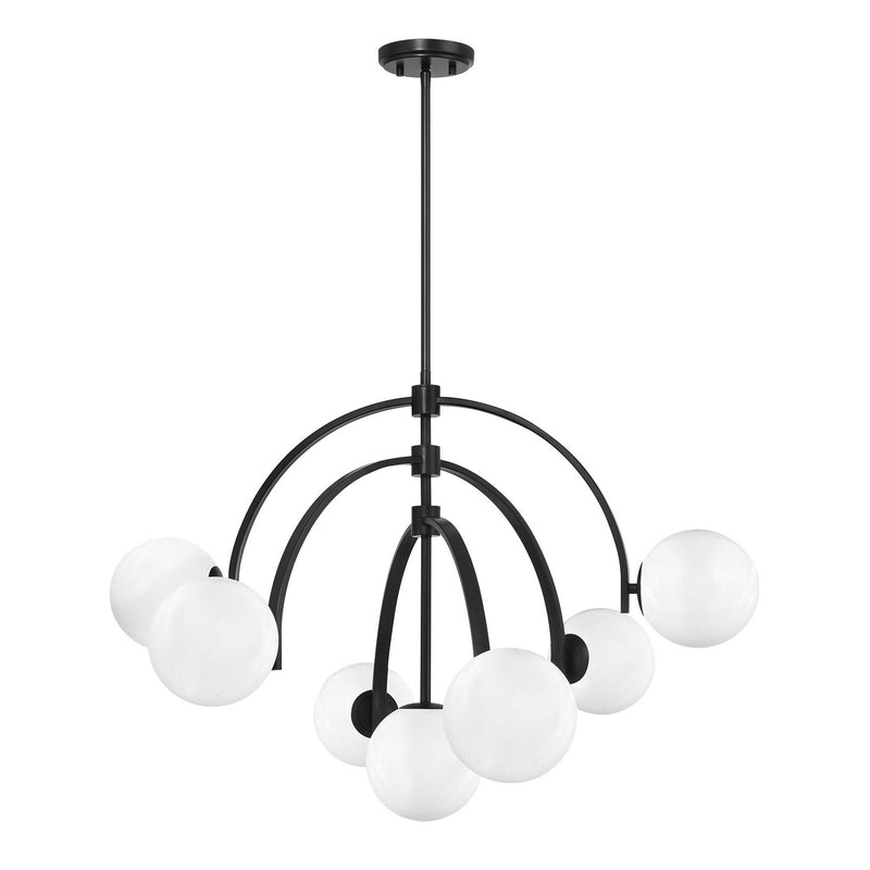 Savoy House 1-3319-7-89 Seven Light Chandelier, Matte Black