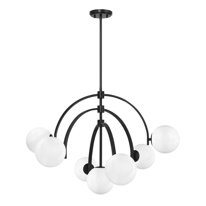 Savoy House 1-3319-7-89 Seven Light Chandelier, Matte Black