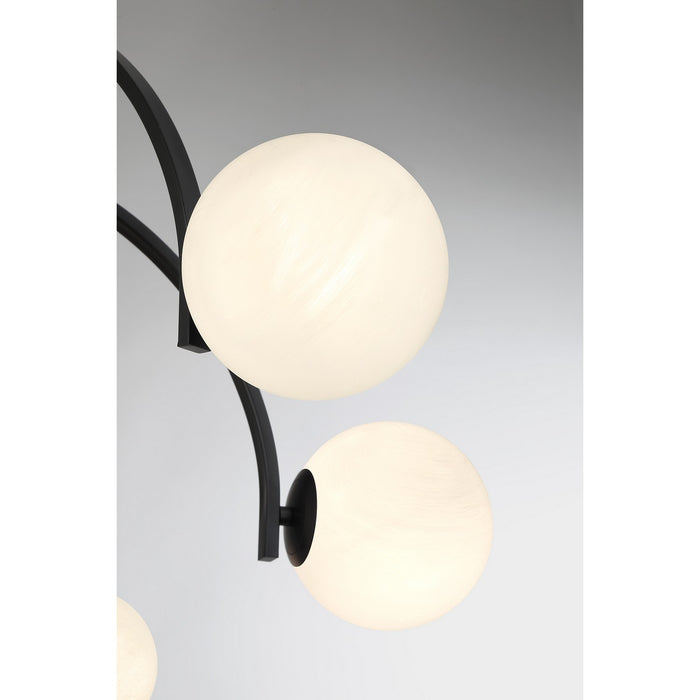 Savoy House 1-3319-7-89 Seven Light Chandelier, Matte Black