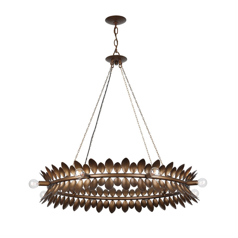 Savoy House 1-4681-8-102 Eight Light Chandelier, Patinated Bronze