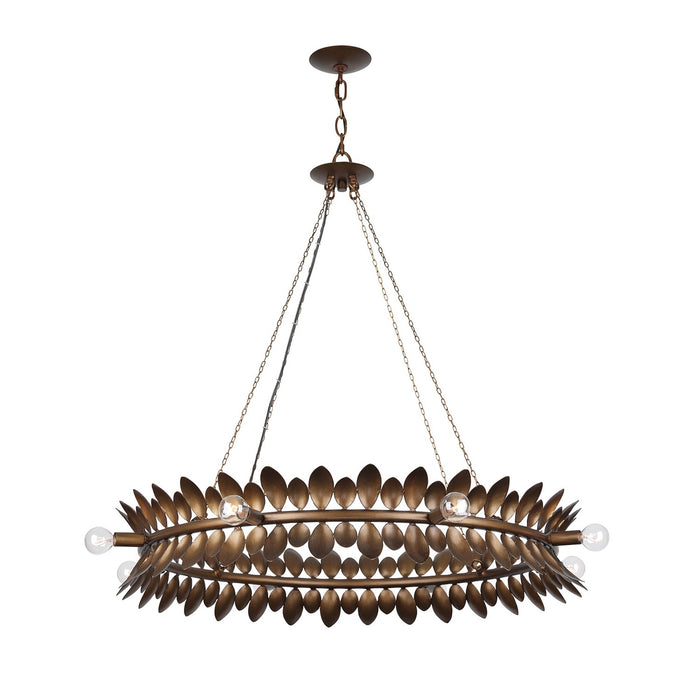 Savoy House 1-4681-8-102 Eight Light Chandelier, Patinated Bronze