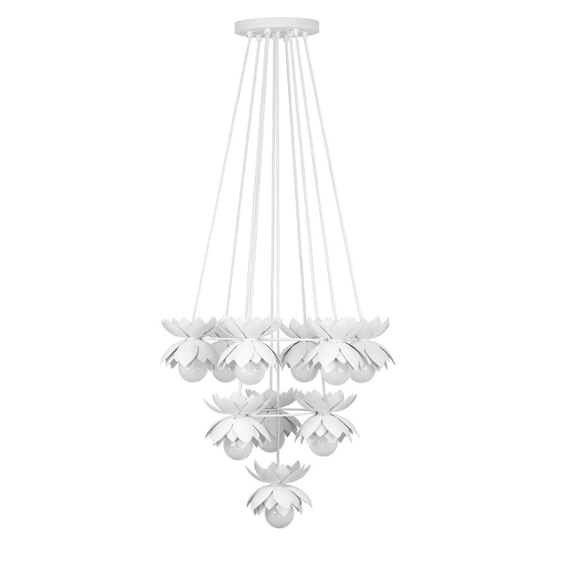 Savoy House 1-6914-10-47 Ten Light Chandelier, White Cashmere