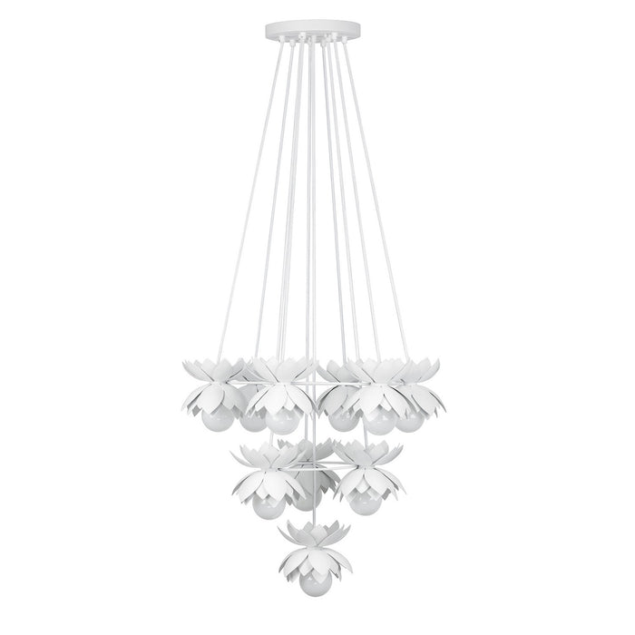 Savoy House 1-6914-10-47 Ten Light Chandelier, White Cashmere