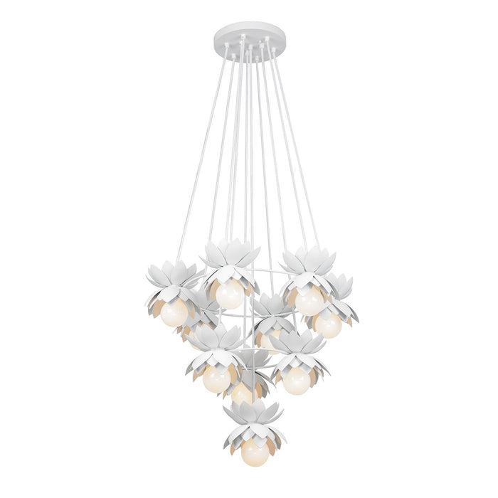 Savoy House 1-6914-10-47 Ten Light Chandelier, White Cashmere