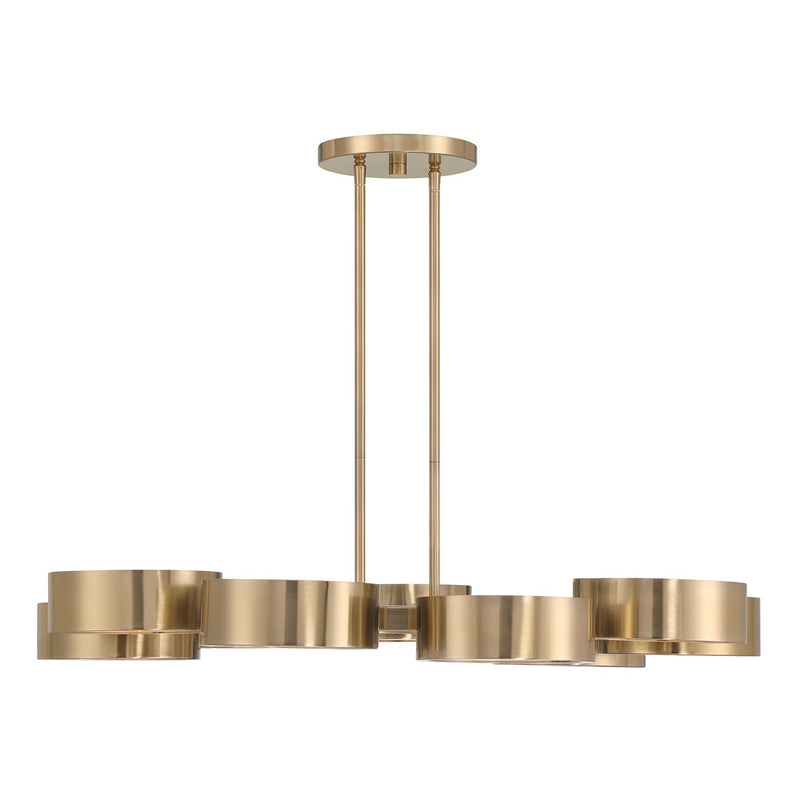 Savoy House 1-7508-9-127 LED Chandelier, Noble Brass