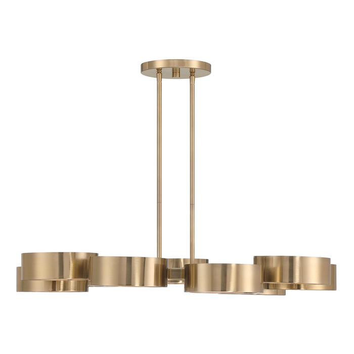 Savoy House 1-7508-9-127 LED Chandelier, Noble Brass