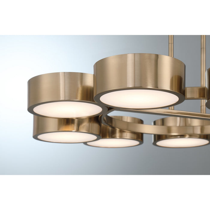 Savoy House 1-7508-9-127 LED Chandelier, Noble Brass