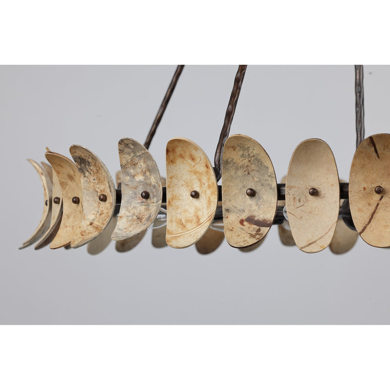 Savoy House 1-8124-8-26 Eight Light Chandelier, Champagne Mist with Coconut Shell