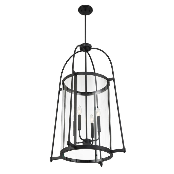Savoy House 3-2406-4-89 Four Light Pendant, Matte Black