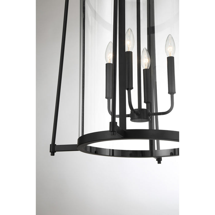 Savoy House 3-2406-4-89 Four Light Pendant, Matte Black