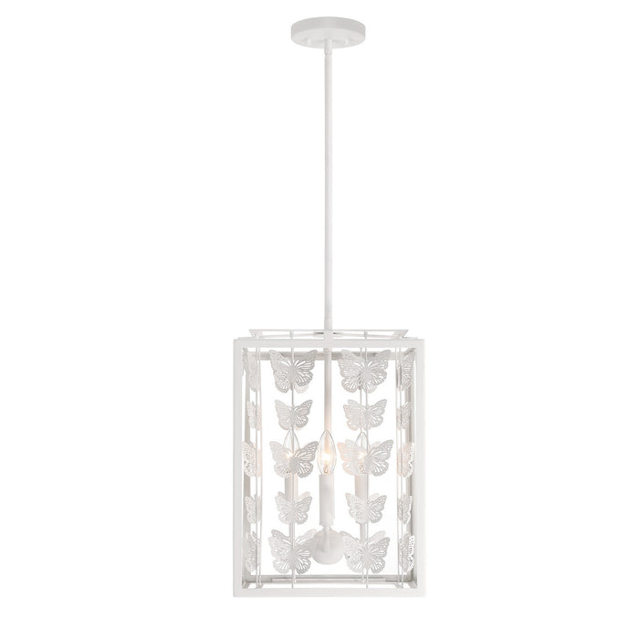 Savoy House 3-4197-4-83 Four Light Pendant, Bisque White