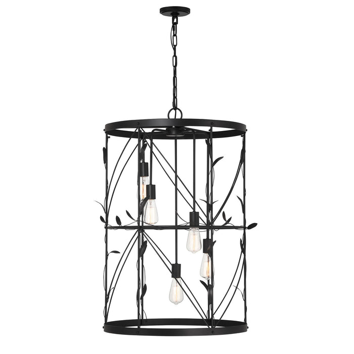 Savoy House 3-6599-5-89 Five Light Pendant, Matte Black