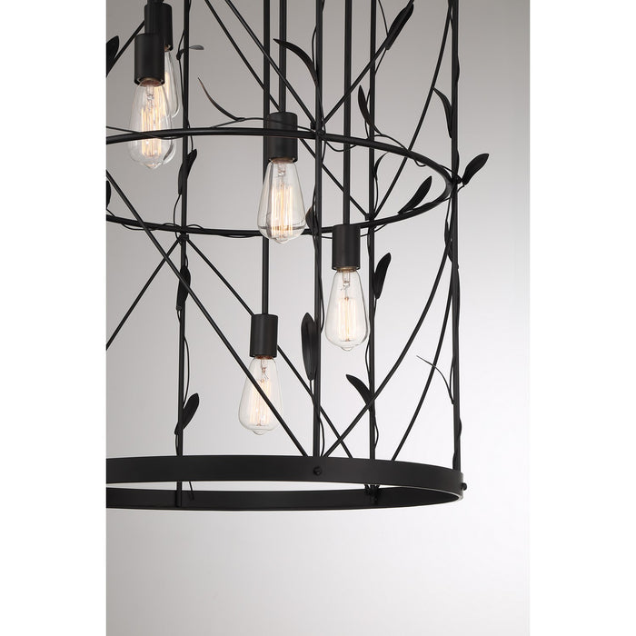 Savoy House 3-6599-5-89 Five Light Pendant, Matte Black