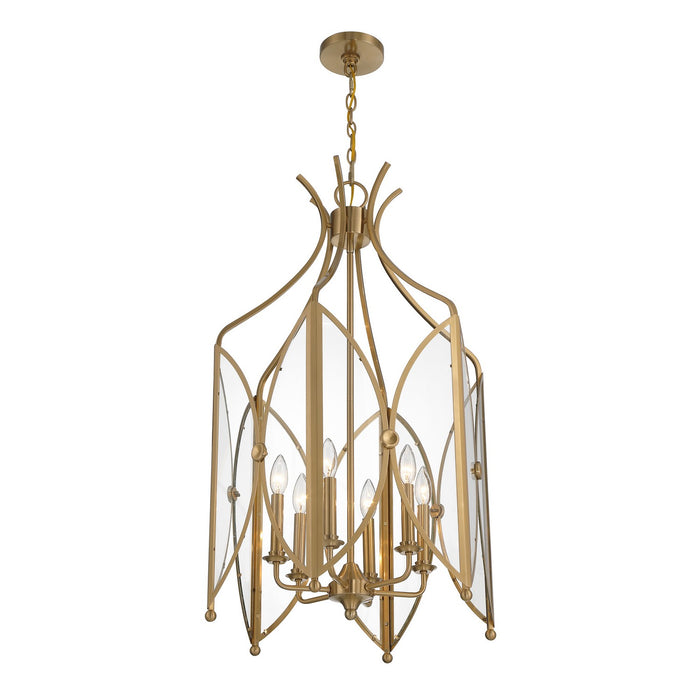 Savoy House 3-6802-6-127 Six Light Pendant, Noble Brass