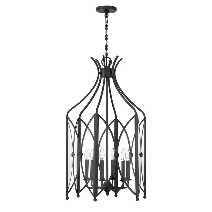 Savoy House 3-6802-6-188 Six Light Pendant, Black Tourmaline