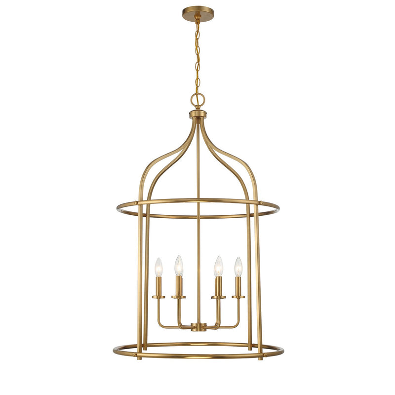 Savoy House 3-7388-6-322 Six Light Pendant, Warm Brass