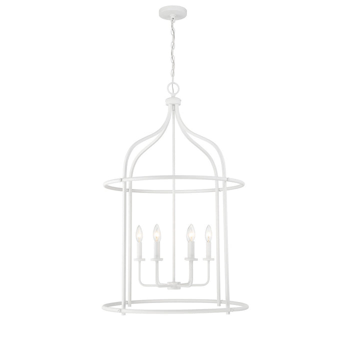 Savoy House 3-7388-6-83 Six Light Pendant, Bisque White