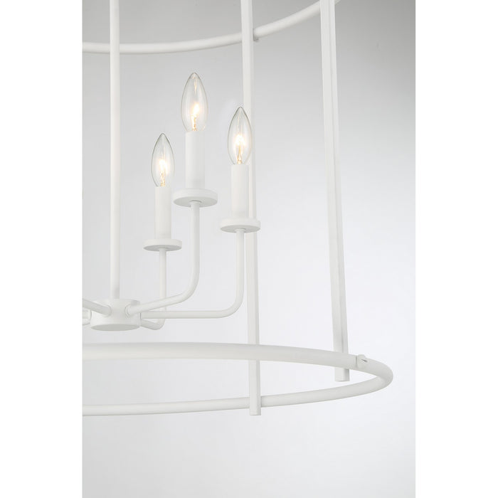 Savoy House 3-7388-6-83 Six Light Pendant, Bisque White
