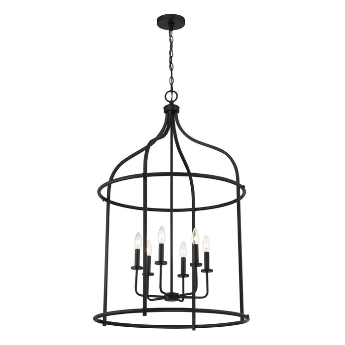 Savoy House 3-7388-6-89 Six Light Pendant, Matte Black
