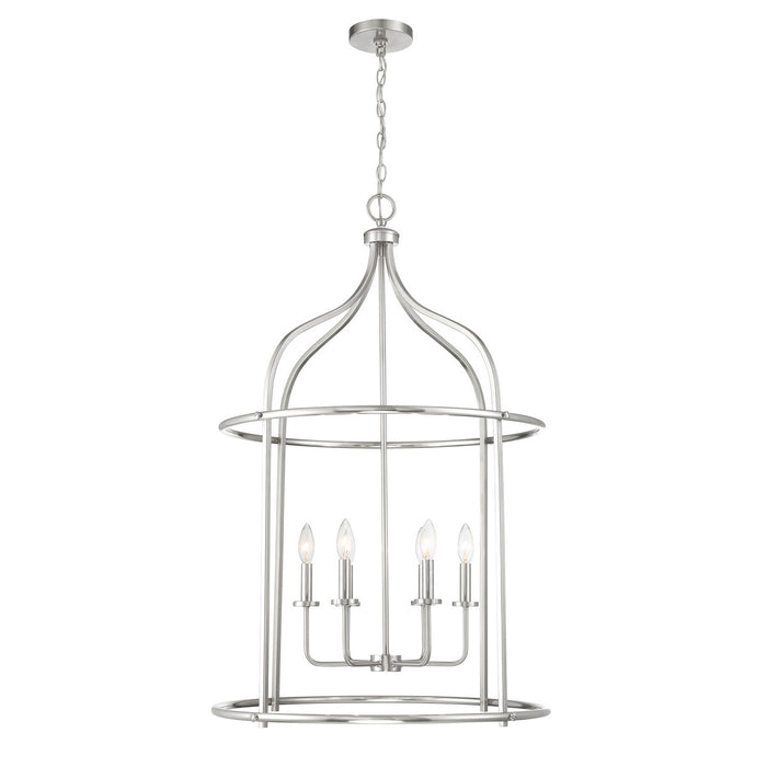 Savoy House 3-7388-6-SN Six Light Pendant, Satin Nickel
