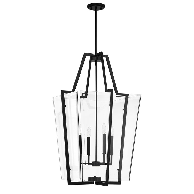 Savoy House 3-9950-4-89 Four Light Pendant, Matte Black