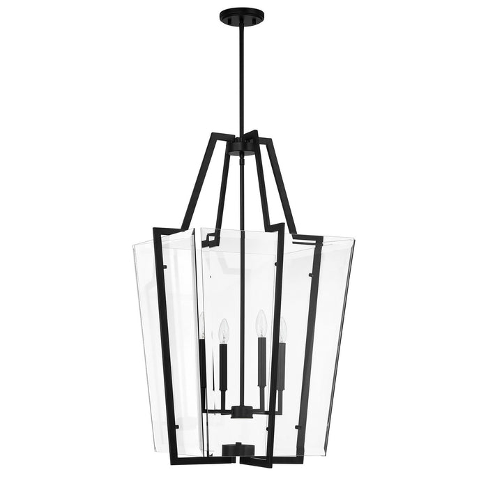 Savoy House 3-9950-4-89 Four Light Pendant, Matte Black