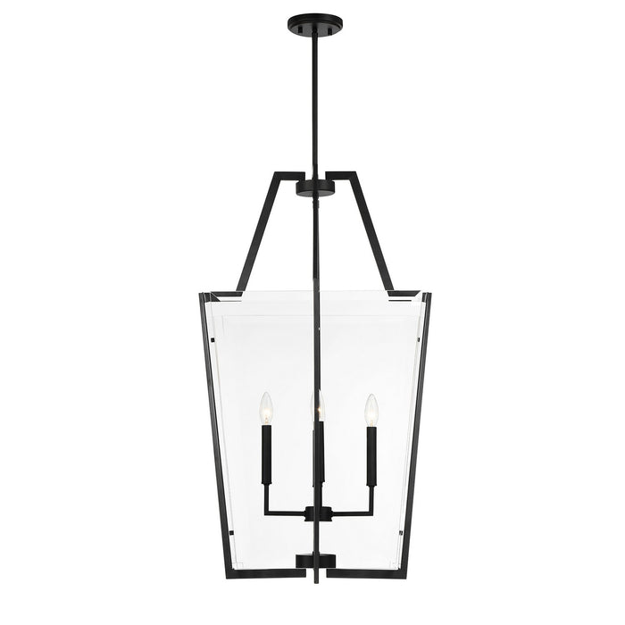 Savoy House 3-9950-4-89 Four Light Pendant, Matte Black