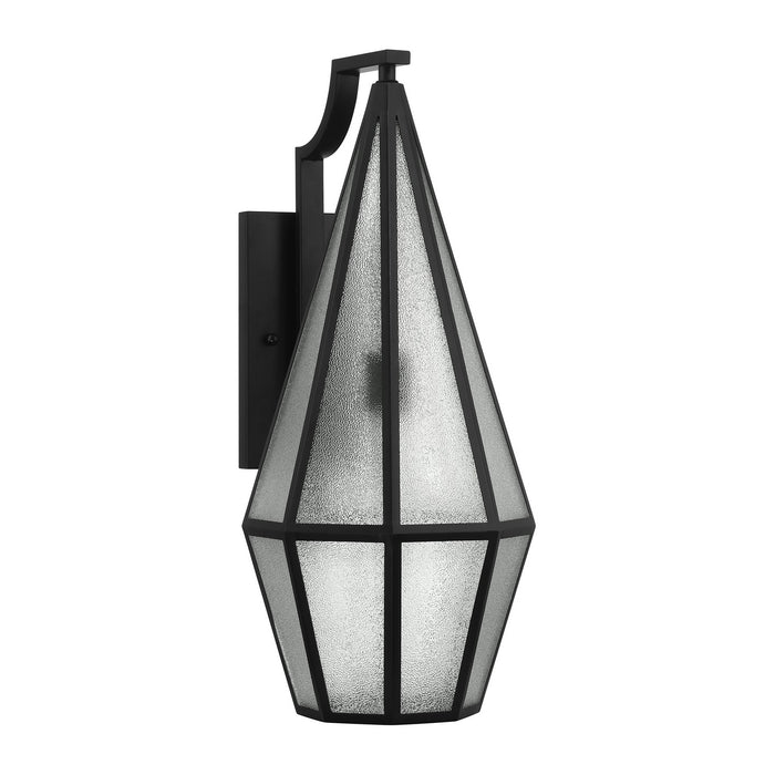 Savoy House 5-705-BK One Light Outdoor Wall Lantern, Matte Black