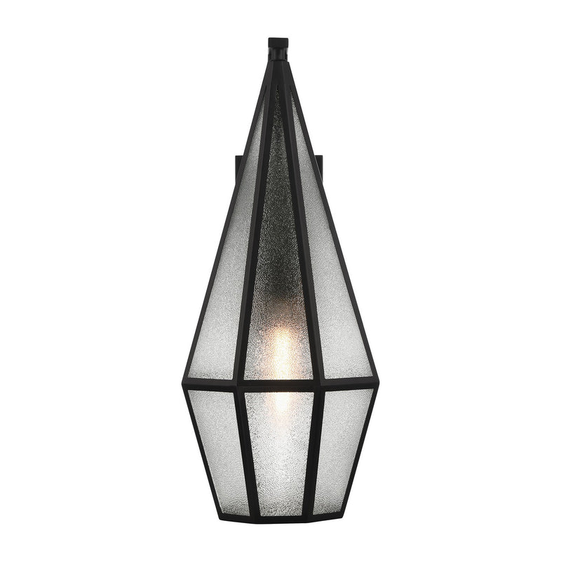 Savoy House 5-705-BK One Light Outdoor Wall Lantern, Matte Black