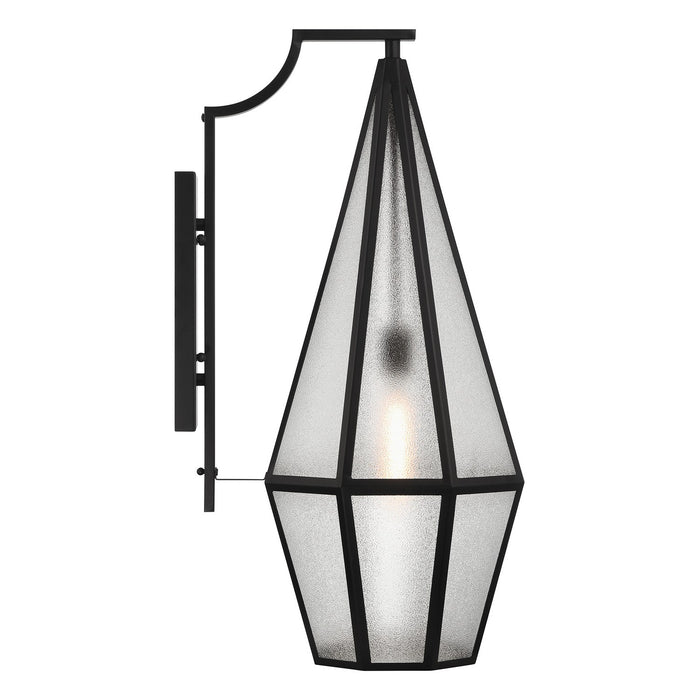 Savoy House 5-708-BK One Light Outdoor Wall Lantern, Matte Black