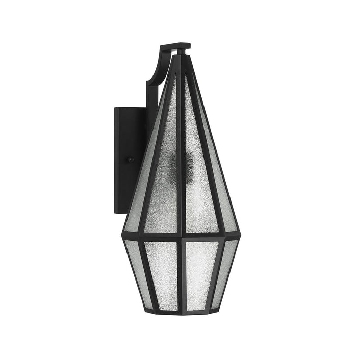 Savoy House 5-709-BK One Light Outdoor Wall Lantern, Matte Black