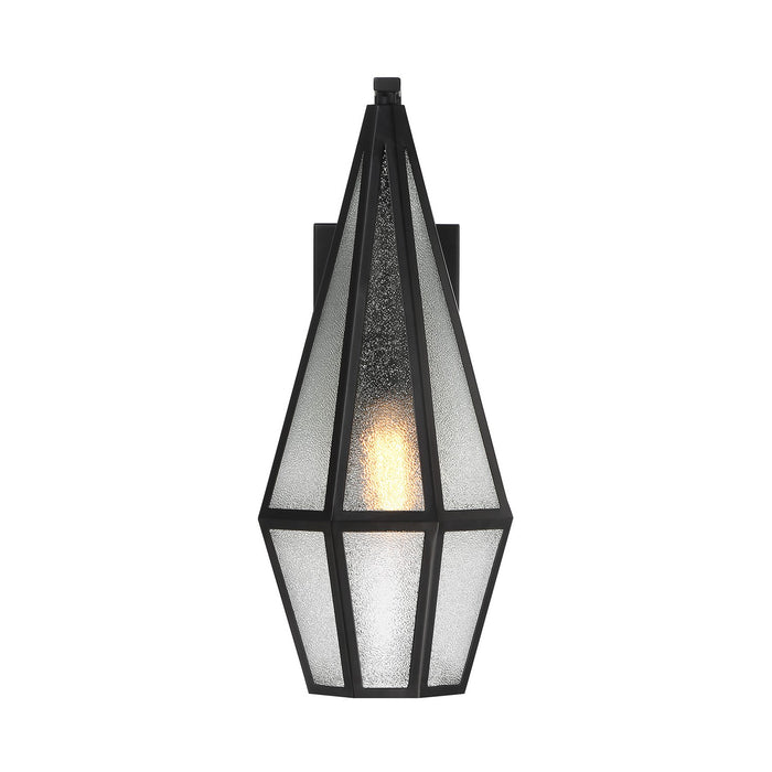 Savoy House 5-709-BK One Light Outdoor Wall Lantern, Matte Black