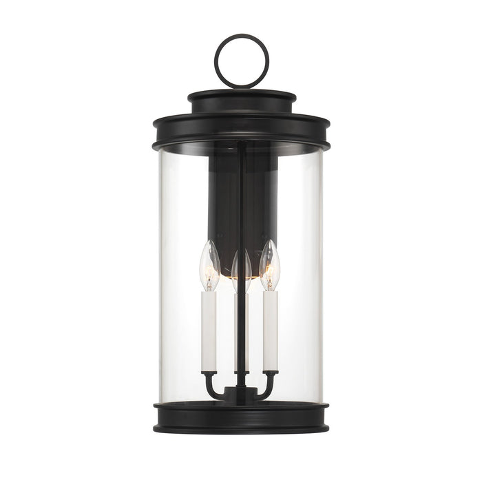 Savoy House 5-903-BK Three Light Outdoor Wall Lantern, Matte Black