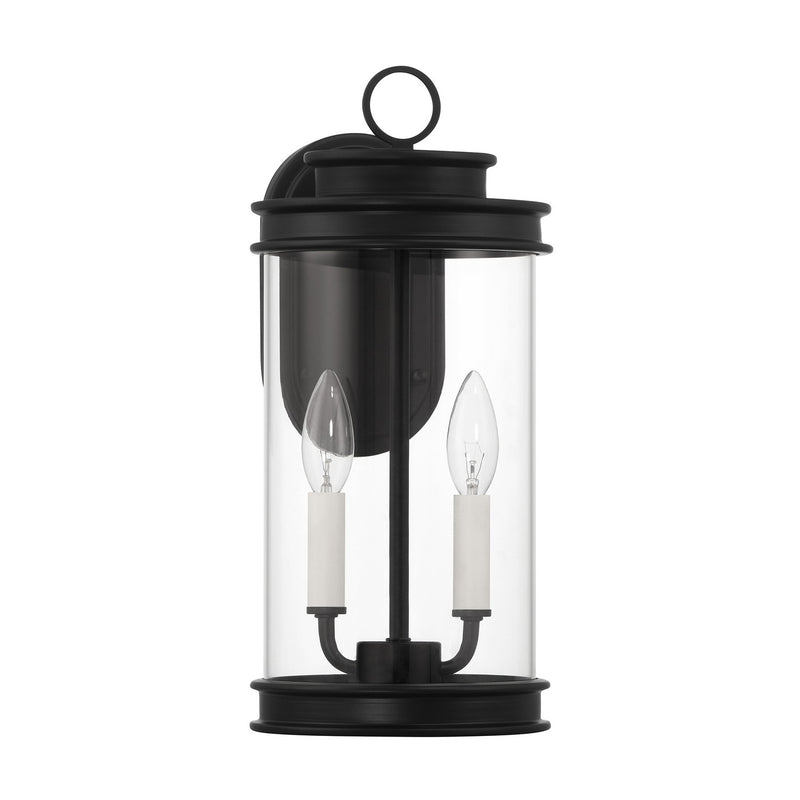 Savoy House 5-904-BK Two Light Outdoor Wall Lantern, Matte Black