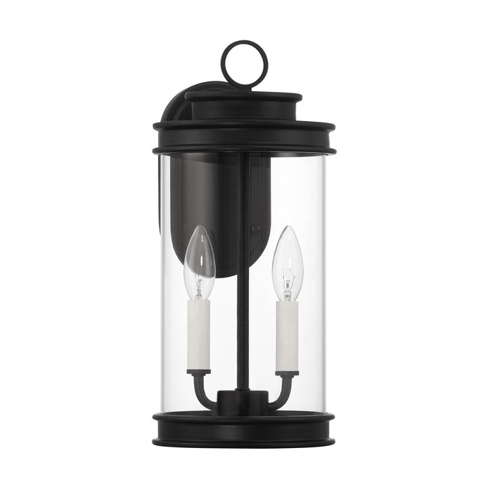 Savoy House 5-904-BK Two Light Outdoor Wall Lantern, Matte Black