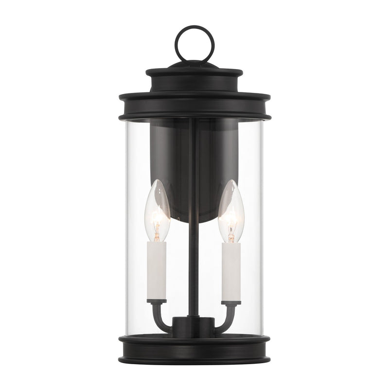 Savoy House 5-904-BK Two Light Outdoor Wall Lantern, Matte Black