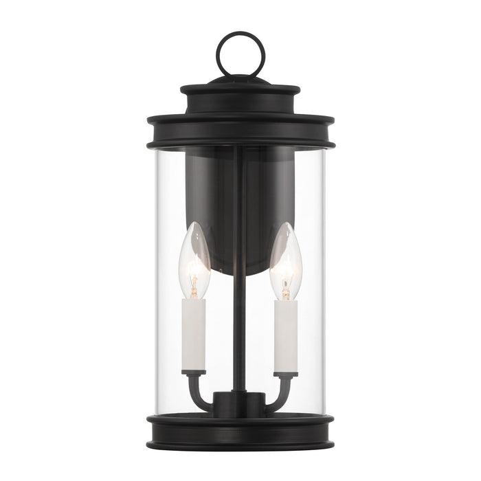Savoy House 5-904-BK Two Light Outdoor Wall Lantern, Matte Black
