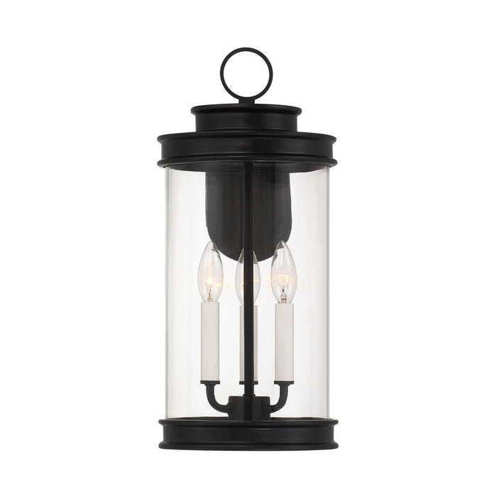 Savoy House 5-905-BK Three Light Outdoor Wall Lantern, Matte Black