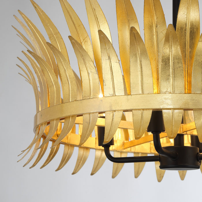 Savoy House 6-7900-4-261 Four Light Semi-Flush Mount, True Gold