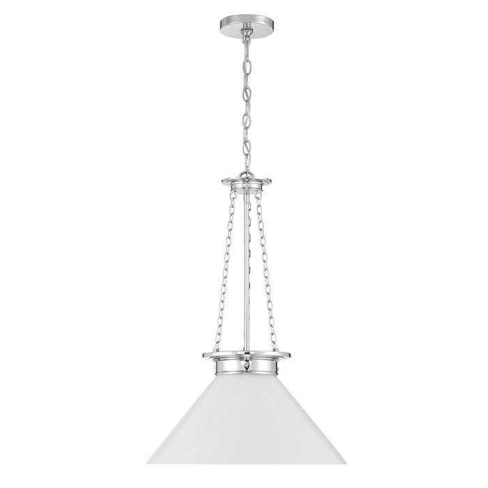 Savoy House 7-1011-1-109 One Light Pendant, Polished Nickel