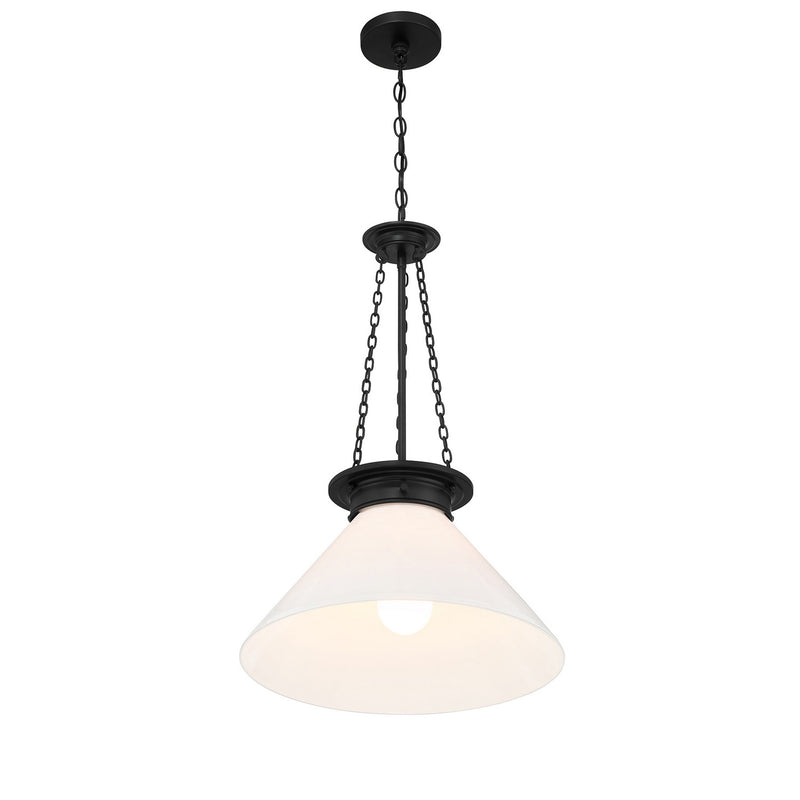 Savoy House 7-1011-1-89 One Light Pendant, Matte Black